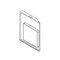 Visipak Thermoform-CLAMSHELL-#751-9.500-7.250-5.031-5.031-0.500-0.015-CLEAR, 350PK 751TF - alternate 1